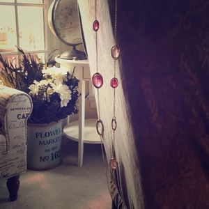 Charming Charlie’s long Necklace and Earrings